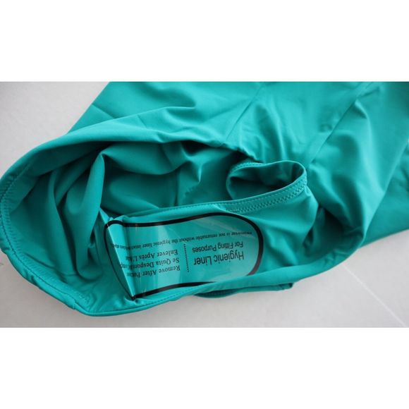 Spanx 50125R Women's Sz L Mystic Green Classic High Rise Swim Brief Bottom - Picture 4 of 8